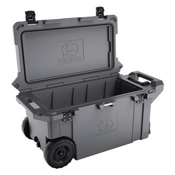 Pelican™ 80 Qt Cooler up to 10 days ice retention* and freezer grade gasket 