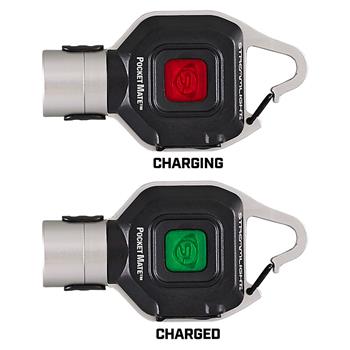 Multi-function push-button switch with charge indicator