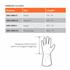 CBRN AirBoss Gloves Sizing Chart